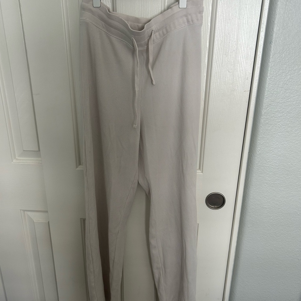Hollister wide leg waffle pants